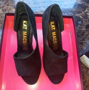 Kat Maconie suede dorsay pump size 38 IT/8 US